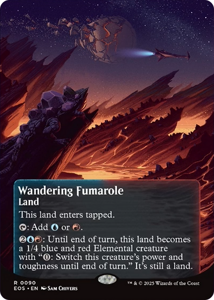 {@@ EOC R} Wandering Fumarole (0090) (Poster) [Edge of Eternities: Stellar Sights][EOS 090]