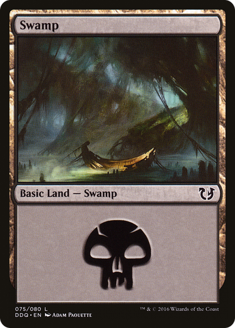 {B}[DDQ 075] Swamp (75) [Duel Decks: Blessed vs. Cursed]