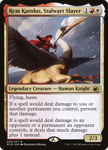 {R} Rem Karolus, Stalwart Slayer [Innistrad: Midnight Hunt][MID 235]