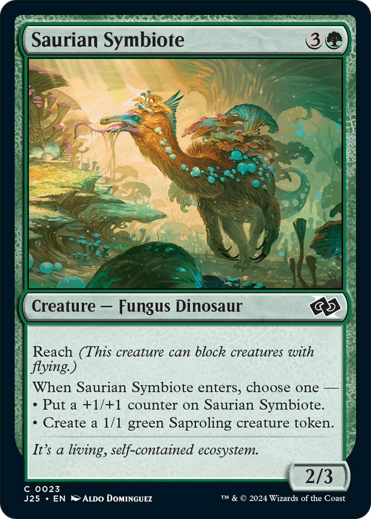 {C} Saurian Symbiote [Foundations Jumpstart][J25 023]