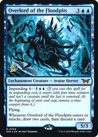 {@R} Overlord of the Floodpits [Duskmourn: House of Horror Prerelease Promos][PR DSK 068]