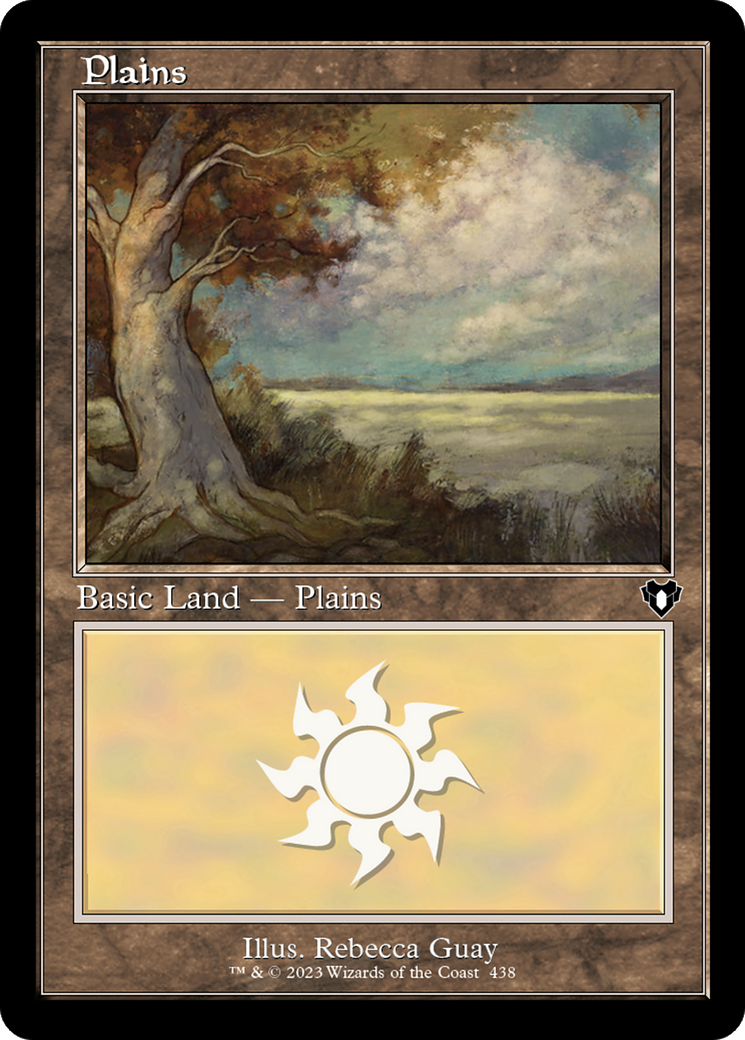 {B} Plains (438) (Retro) [Commander Masters][CMM 438]