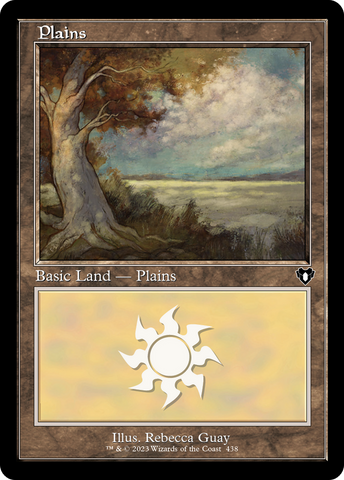 {B} Plains (438) (Retro) [Commander Masters][CMM 438]