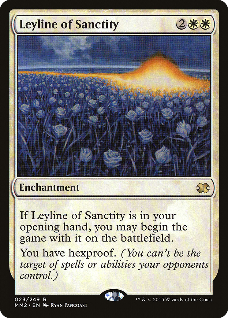 {R} Leyline of Sanctity [Modern Masters 2015][MM2 023] - Misty Mountain Games