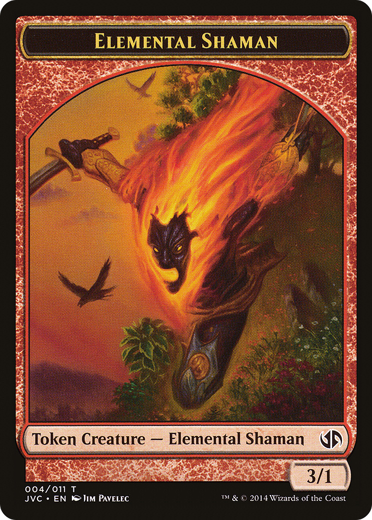 {T} Elemental Shaman Token (Jace vs. Chandra) [Duel Decks Anthology Tokens][TJVC 004]