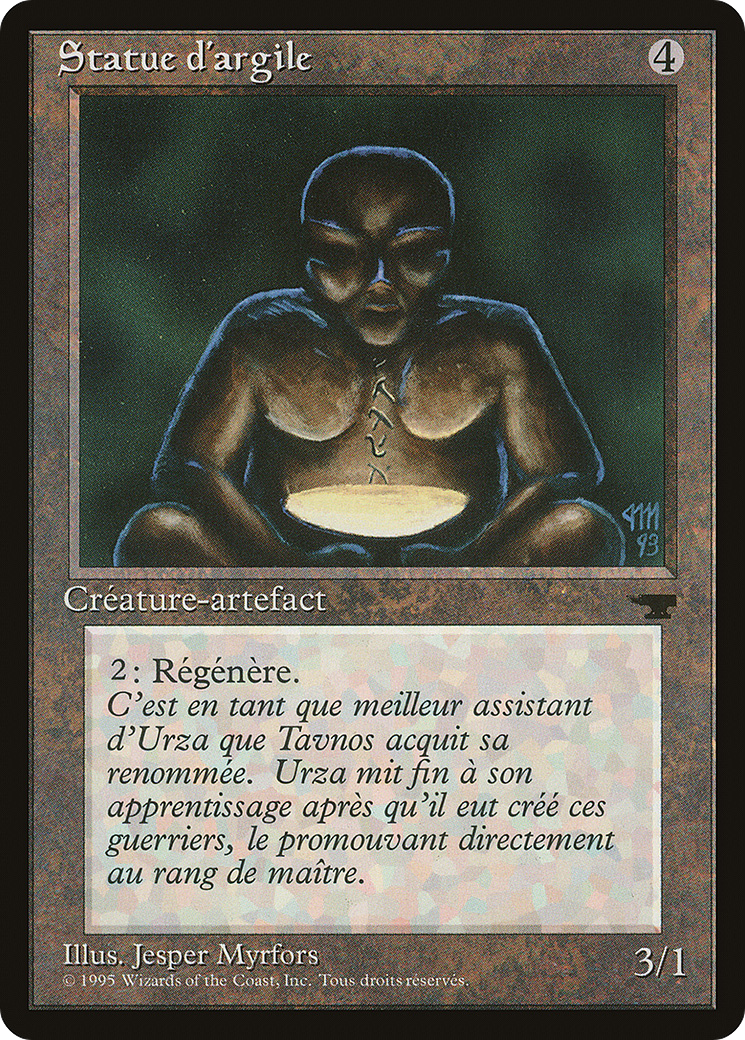 {C} Clay Statue (French) - "Statue d'argile" [Renaissance][REN 120]