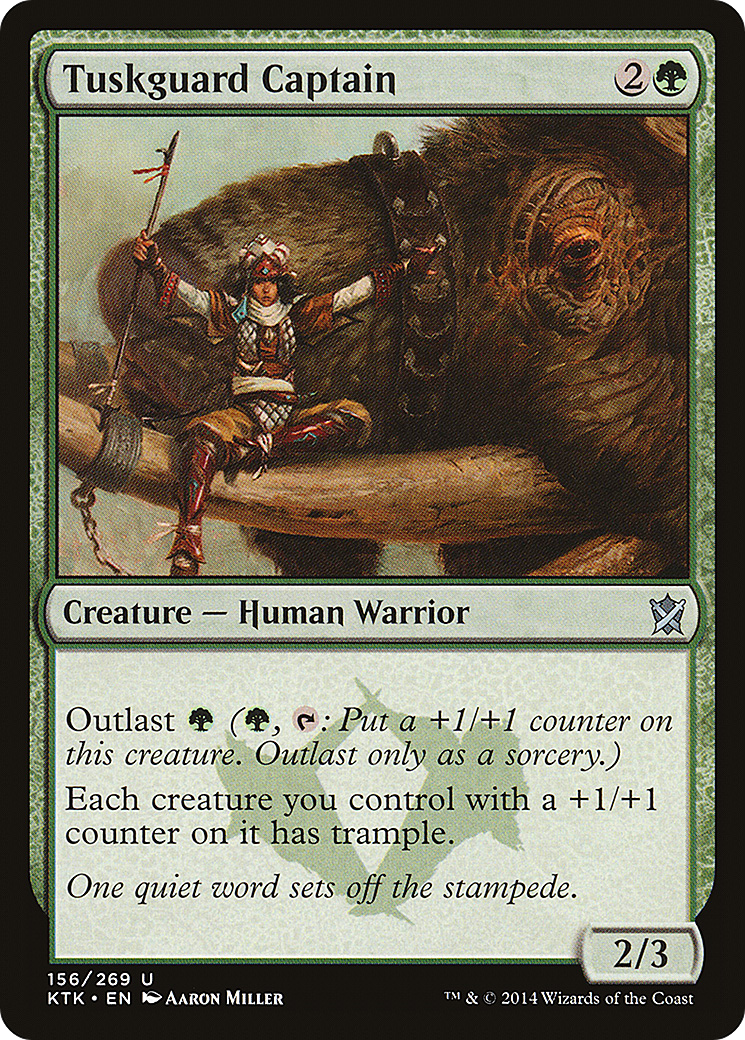 {C} Tuskguard Captain [Khans of Tarkir][KTK 156]