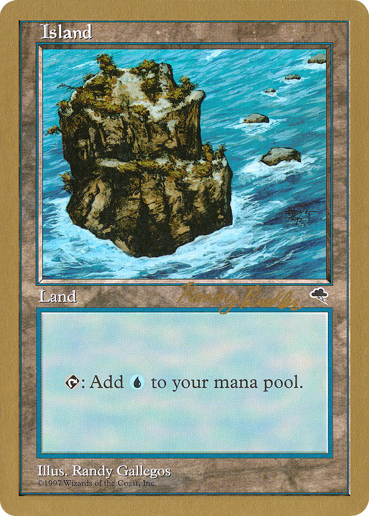 {B}[GB WC98 RB335] Island (rb335) (Randy Buehler) [World Championship Decks 1998]