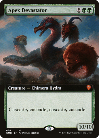 {R} Apex Devastator (Extended Art) [Commander Legends][CMR 674]