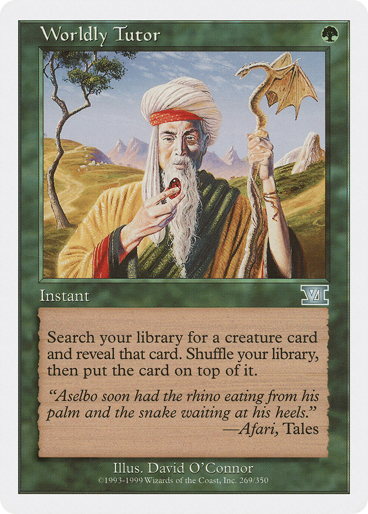 {C} Worldly Tutor [Classic Sixth Edition][6ED 269] - Misty Mountain Games