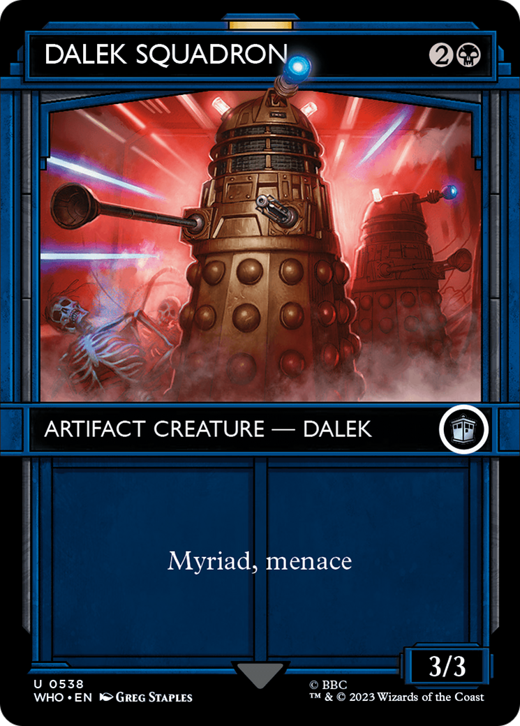 {C} Dalek Squadron (Showcase) [Doctor Who][WHO 538]