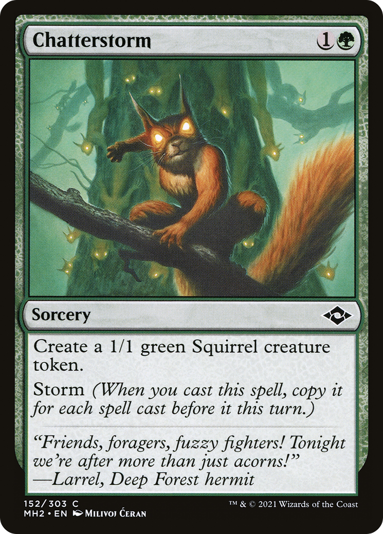 {C} Chatterstorm (Foil) [Modern Horizons 2] [MH2 152]