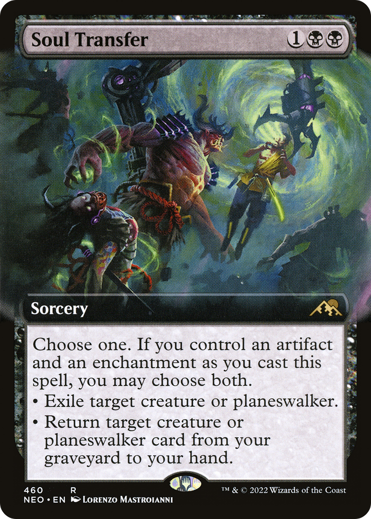 {R} Soul Transfer (Extended Art) [Kamigawa: Neon Dynasty][NEO 460]