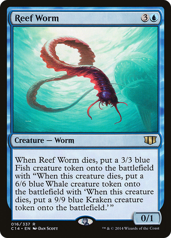 {R} Reef Worm [Commander 2014][C14 016]
