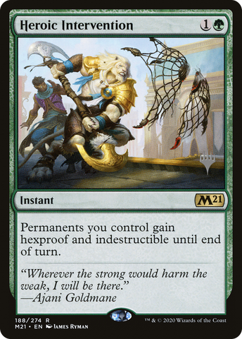 {R} Heroic Intervention (Promo Pack) [Core Set 2021 Promos][PP M21 188]