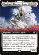 {R} Myojin of Blooming Dawn (Extended Art) [Kamigawa: Neon Dynasty Commander][NEC 042]