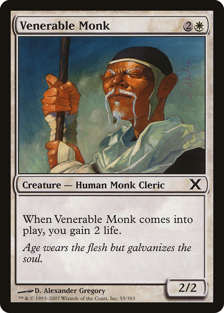 {C} Venerable Monk [Tenth Edition][10E 055] - Misty Mountain Games