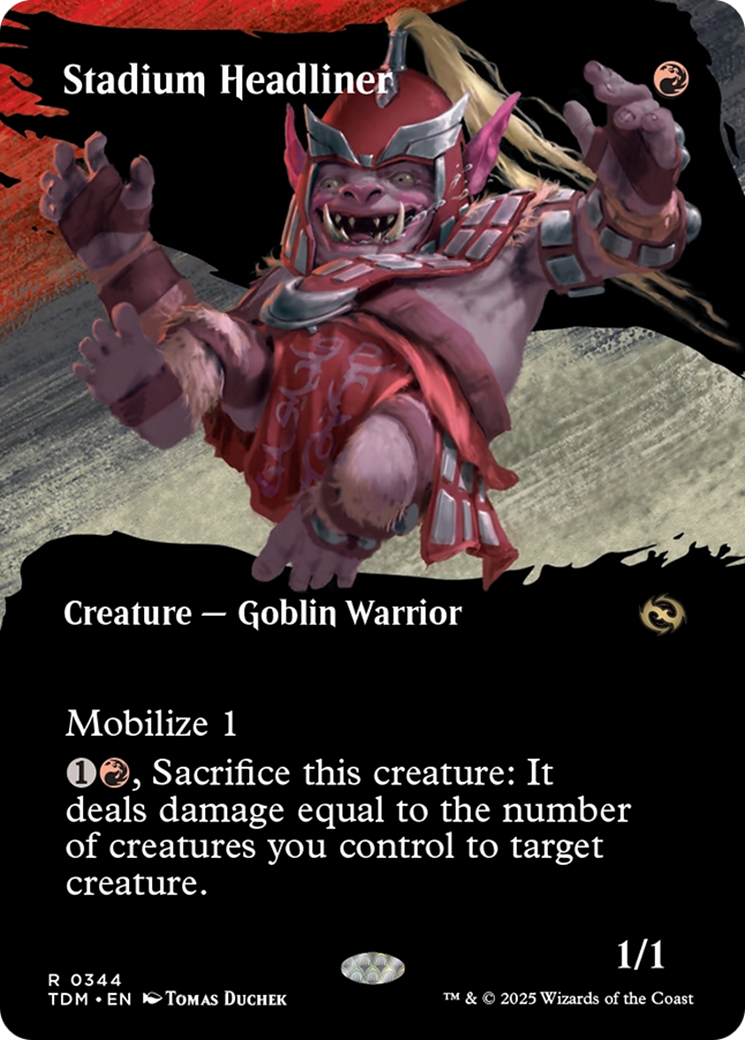 {@R} Stadium Headliner (Borderless) [Tarkir: Dragonstorm][TDM 344]