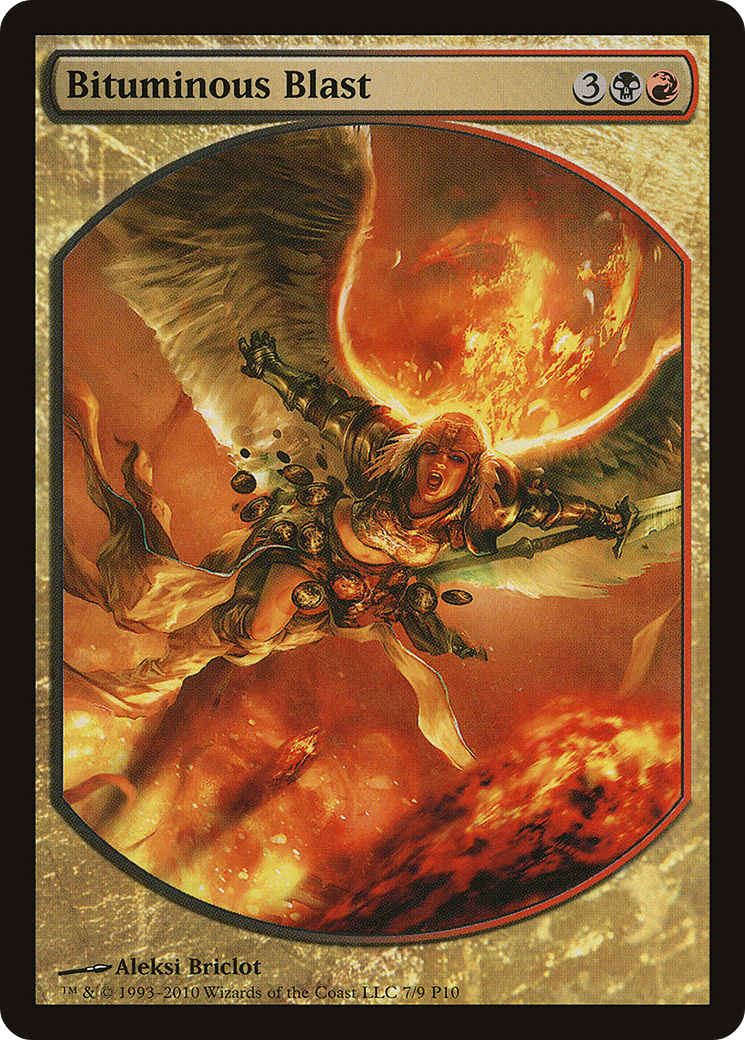 {R} Bituminous Blast [Magic Player Rewards 2010][PA P10 007] - Misty Mountain Games