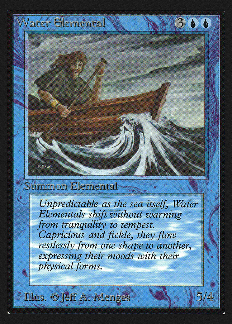 {C} Water Elemental [International CollectorsÃ¢Â€Â™ Edition][GB CEI 092]
