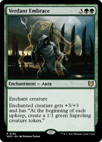 {R} Verdant Embrace [Wilds of Eldraine Commander][WOC 136]