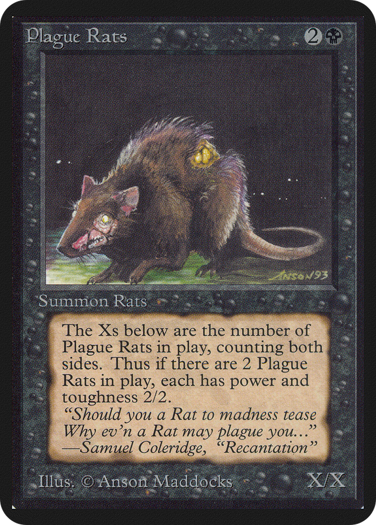 {C} Plague Rats [Alpha Edition][LEA 121] - Misty Mountain Games