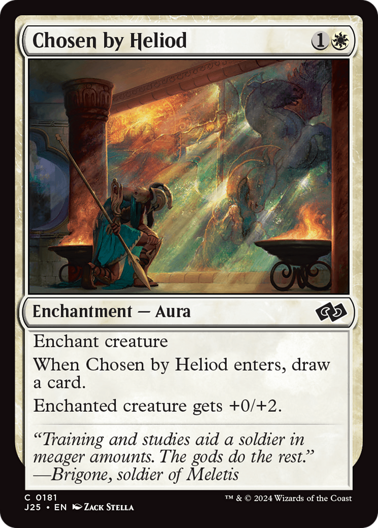 {C} Chosen by Heliod [Foundations Jumpstart][J25 181]