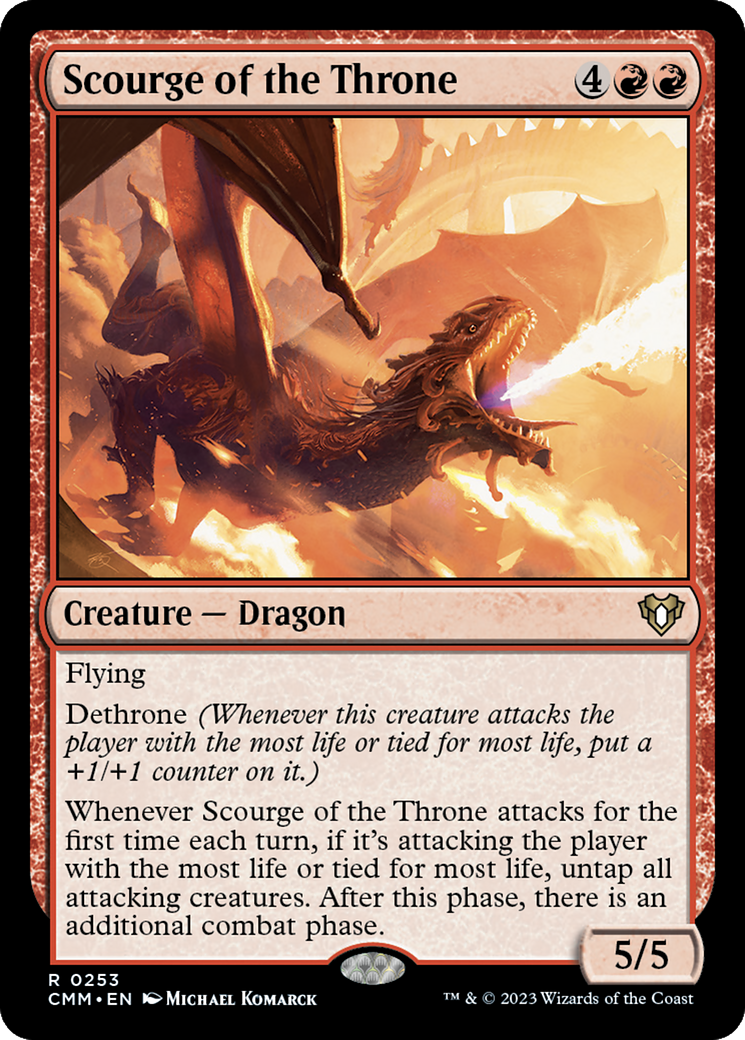 {R} Scourge of the Throne [Commander Masters][CMM 253]