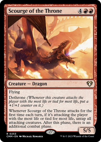 {R} Scourge of the Throne [Commander Masters][CMM 253]