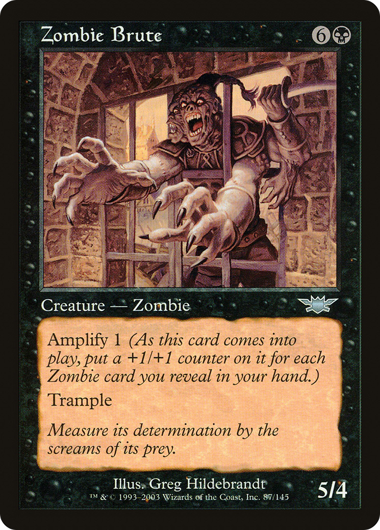 {C} Zombie Brute [Legions][LGN 087]