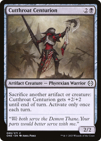 {C} Cutthroat Centurion [Phyrexia: All Will Be One][ONE 089]