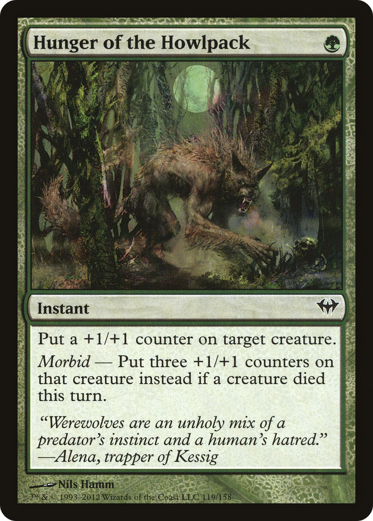 {C} Hunger of the Howlpack [Dark Ascension][DKA 119]