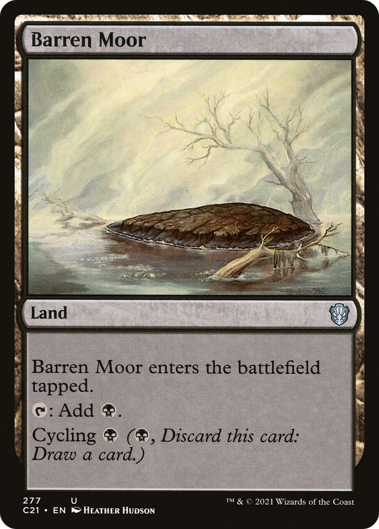 {C} Barren Moor [Commander 2021][C21 277]