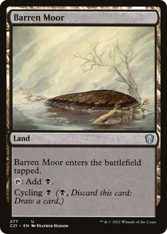 {C} Barren Moor [Commander 2021][C21 277]