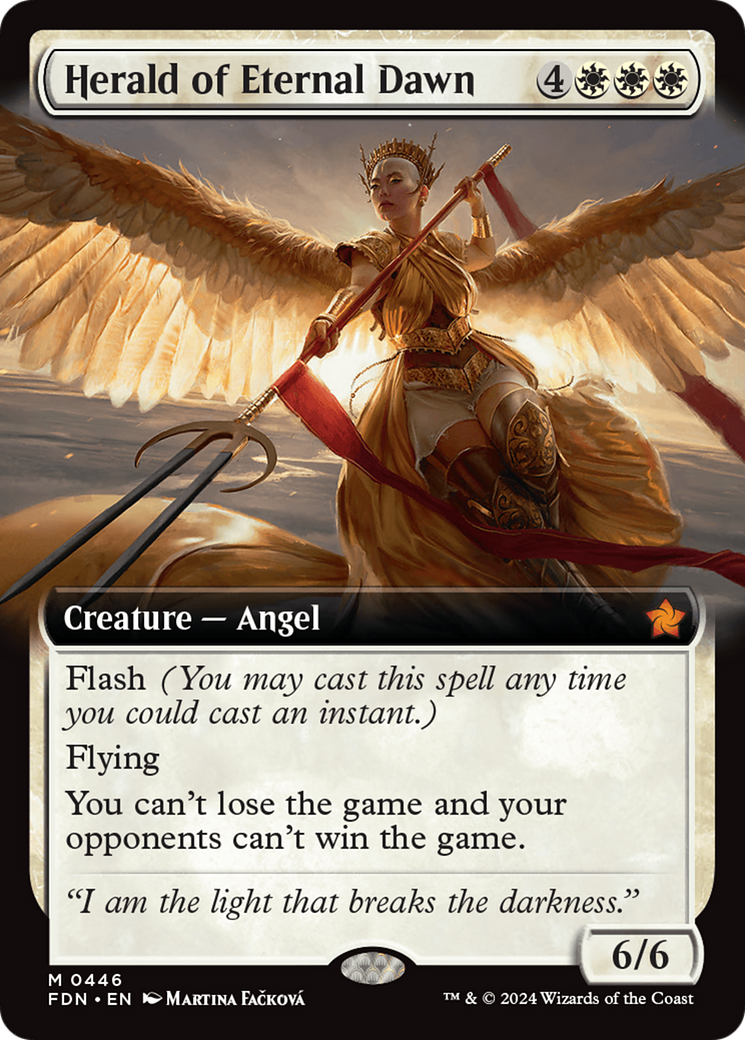 {@R} Herald of Eternal Dawn (Extended Art) [Foundations][FDN 446]