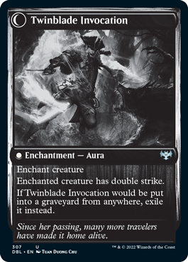 {C} Twinblade Geist // Twinblade Invocation [Innistrad: Double Feature][DBL 307]