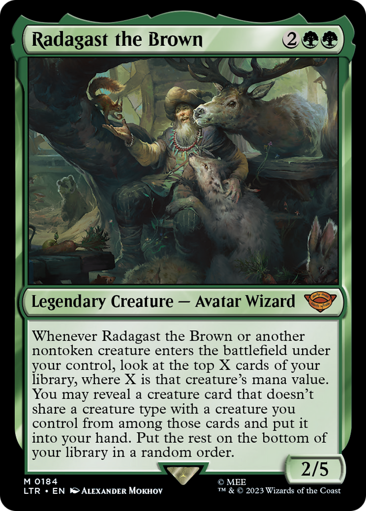 {R} Radagast the Brown [The Lord of the Rings: Tales of Middle-Earth][LTR 184]