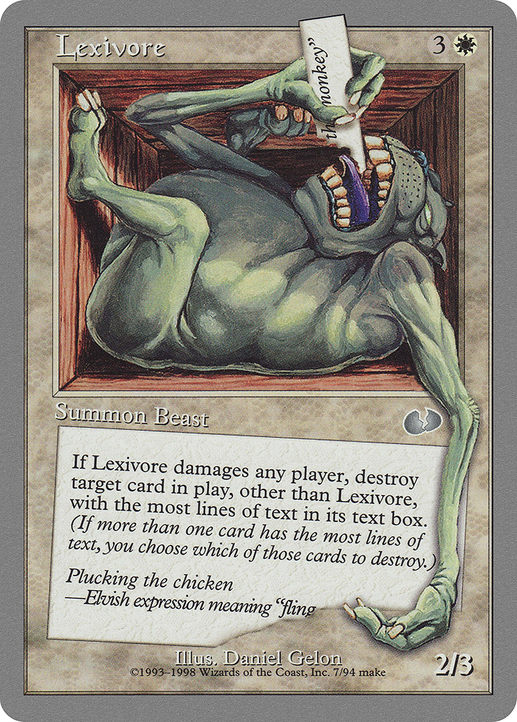 {C} Lexivore [Unglued][UGL 007]