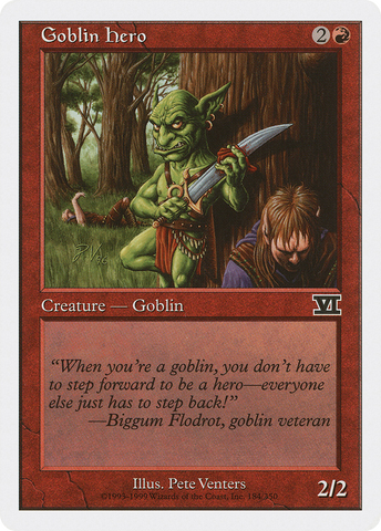 {C} Goblin Hero [Classic Sixth Edition][6ED 184]