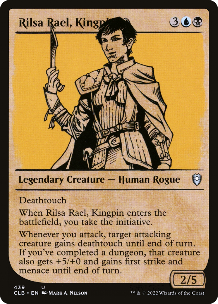 {C} Rilsa Rael, Kingpin (Showcase) [Commander Legends: Battle for Baldur's Gate][CLB 439]