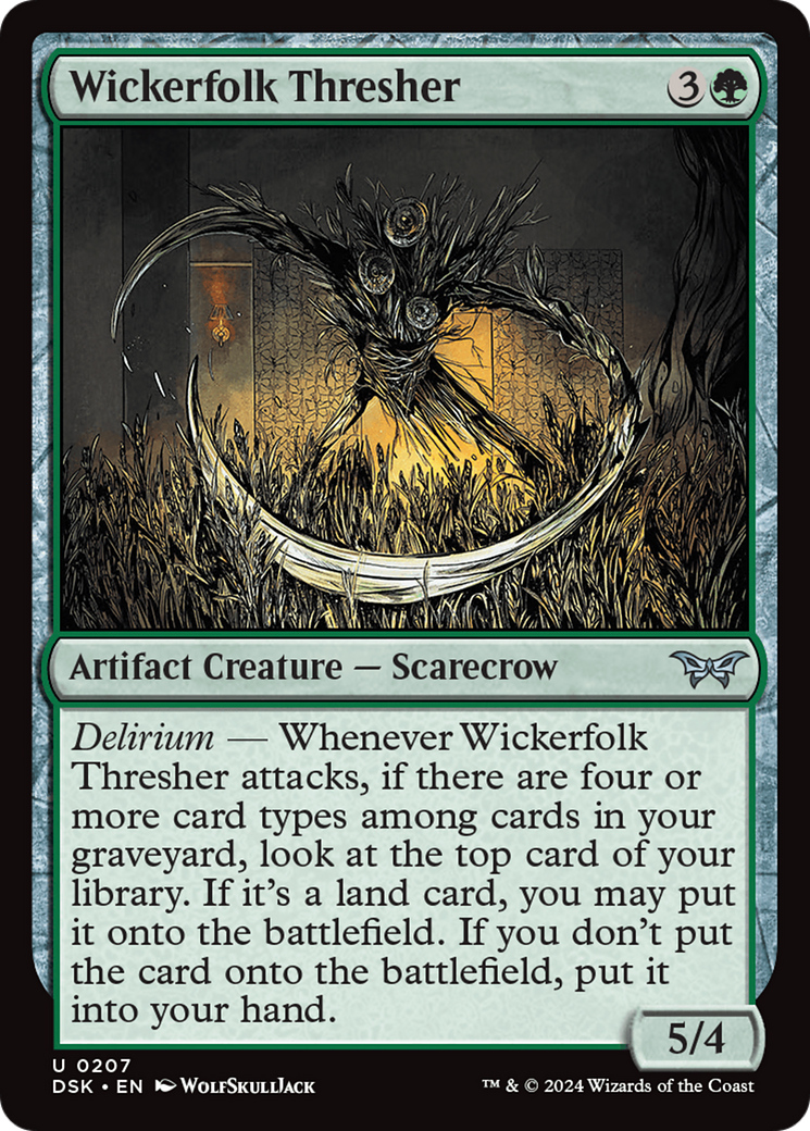 {@C} Wickerfolk Thresher [Duskmourn: House of Horror][DSK 207]