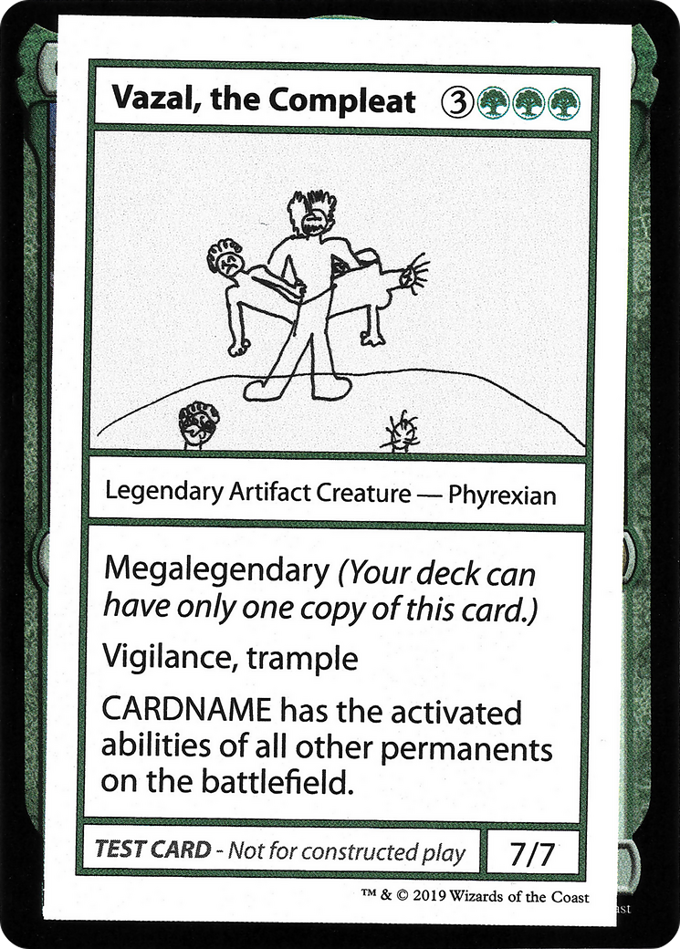 {R} Vazal, the Compleat (2021 Edition) [Mystery Booster Playtest Cards][CMB1 085]