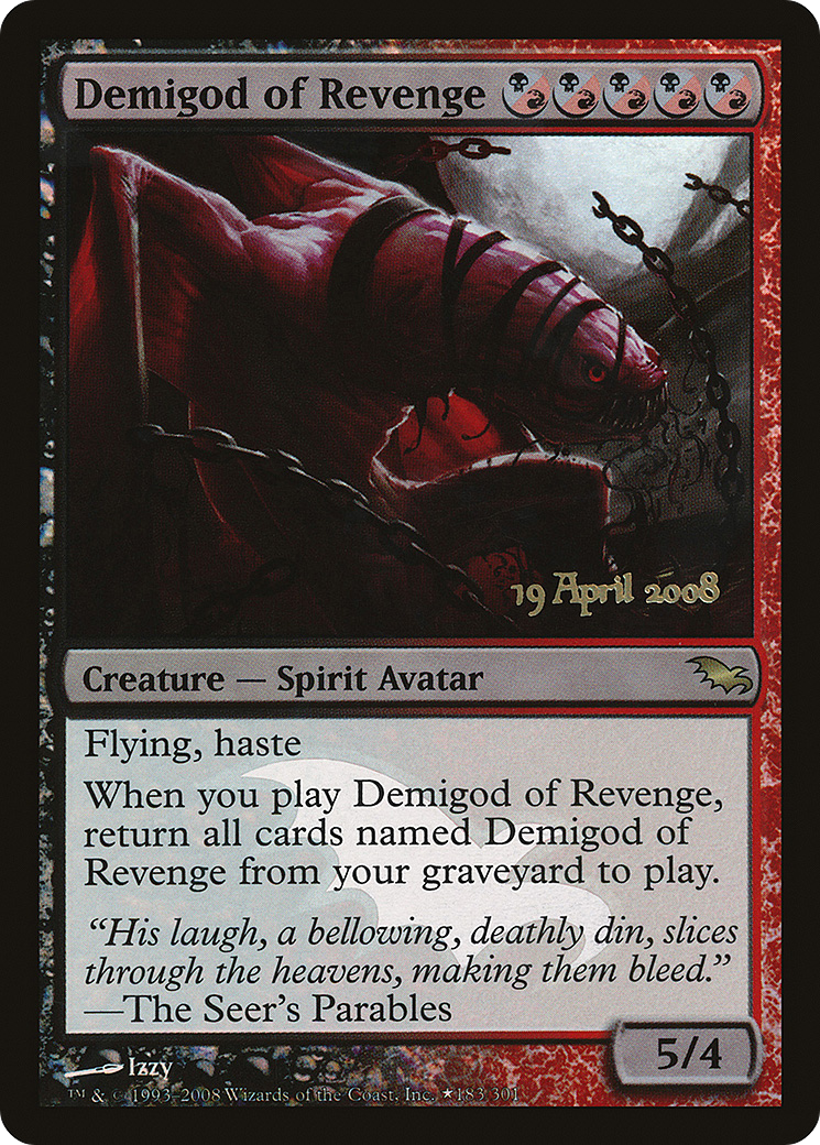 {R} Demigod of Revenge [Shadowmoor Promos][PA SHM 183] - Misty Mountain Games