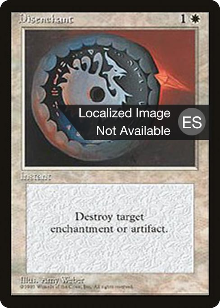 {F} Disenchant [Fourth Edition (Foreign Black Border)][FBB 4ED 022]