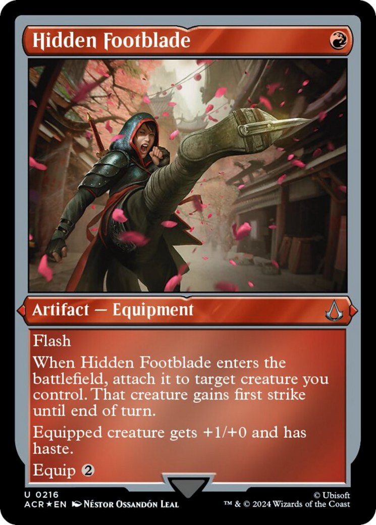 {C} Hidden Footblade (Foil Etched) [Assassin's Creed][ACR 216]