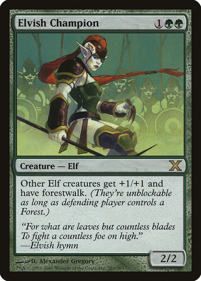 {R} Elvish Champion [Tenth Edition][10E 261]