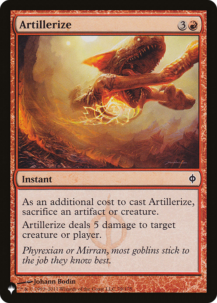 Artillerize [LIST 79/175]