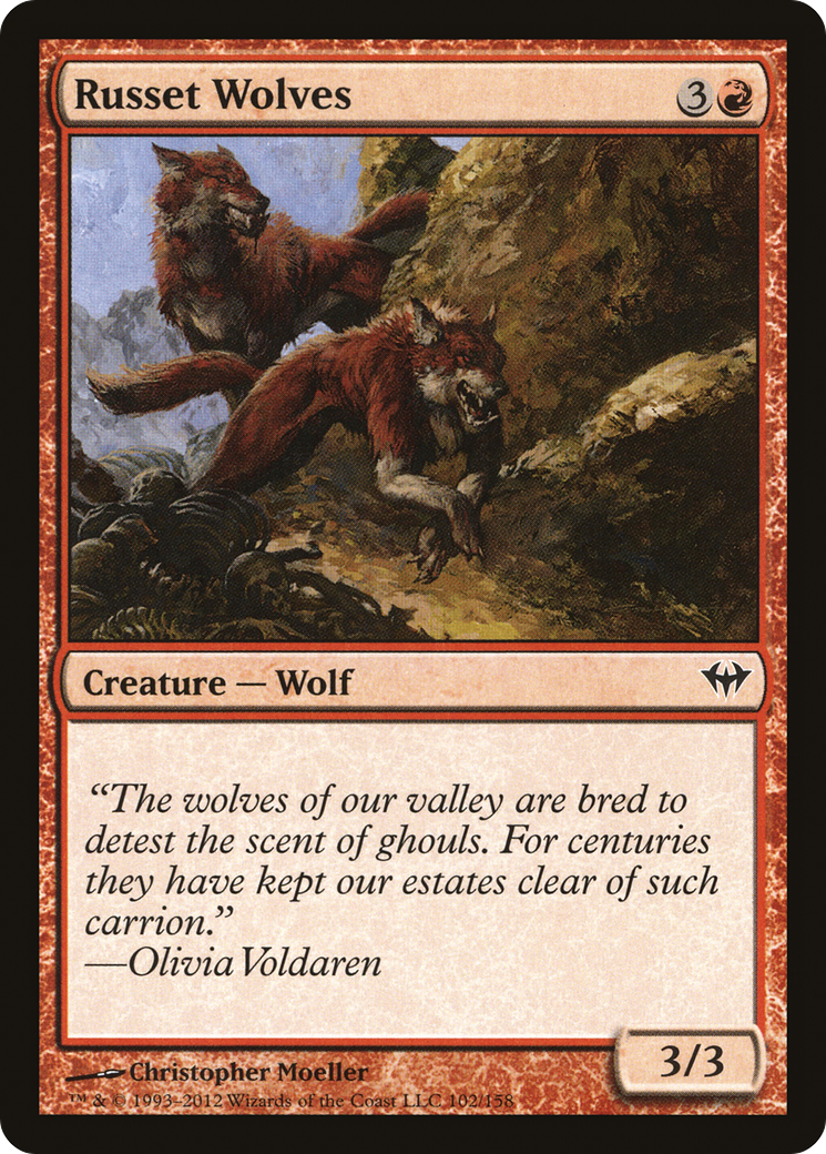 {C} Russet Wolves [Dark Ascension][DKA 102]