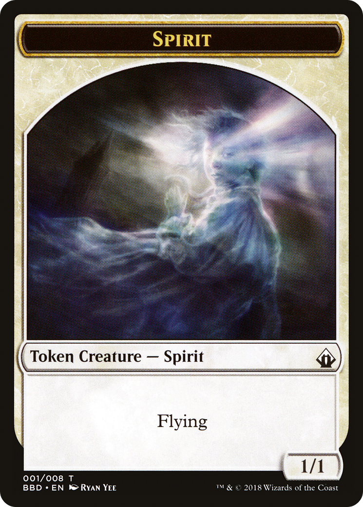 {T} Spirit Token [Battlebond Tokens][TBBD 001]