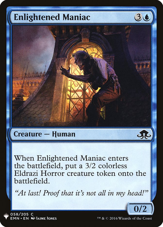 {C} Enlightened Maniac [Mystery Booster][MB1 EMN 058]